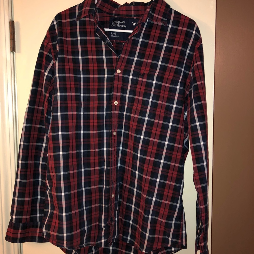 A&E button down
